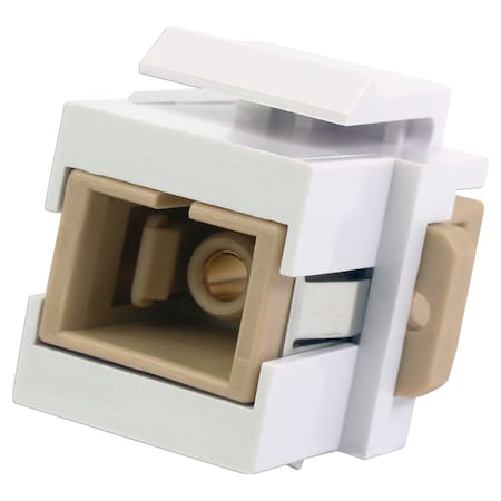 Quest Technology International Fiber Optic (F-F) Keystone Jack - Sc NKJ-3208